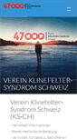 Mobile Screenshot of klinefelter.ch